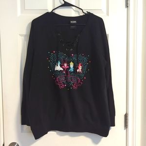 Torrid Size 1 Disney villains sweater